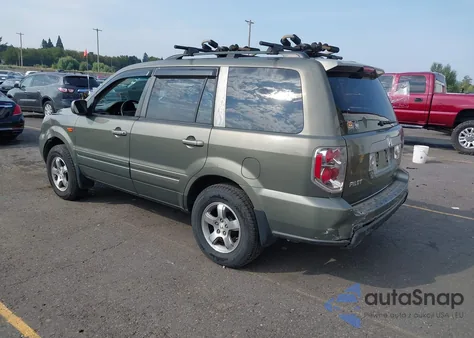 2007 Honda Pilot Ex-L from USA, damaged, VIN 2HKYF18507H511406